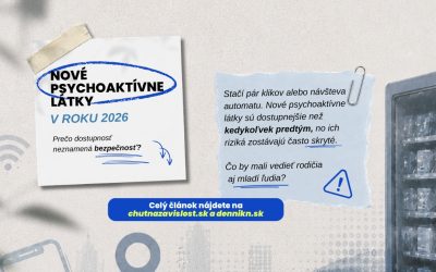 Nové psychoaktívne látky: Dostupnosť neznamená bezpečnosť