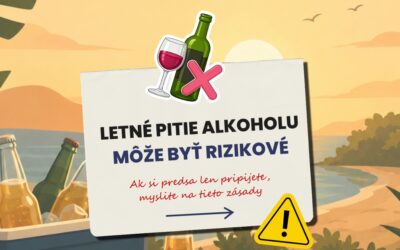 Letné pitie alkoholu môže byť rizikové